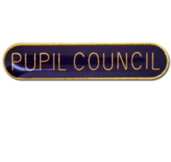 Pupil Council Rounded Edge Bar Badge 19