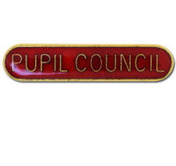 Pupil Council Rounded Edge Bar Badge 15