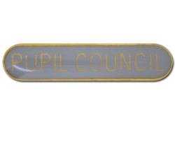Pupil Council Rounded Edge Bar Badge 26