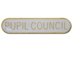 Pupil Council Rounded Edge Bar Badge 20