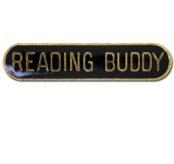 Reading Buddy Rounded Edge Bar Badge 24