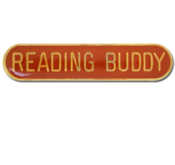 Reading Buddy Rounded Edge Bar Badge 27