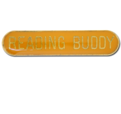 Reading Buddy Rounded Edge Bar Badge 25