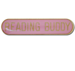 Reading Buddy Rounded Edge Bar Badge 21