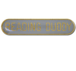 Reading Buddy Rounded Edge Bar Badge 26
