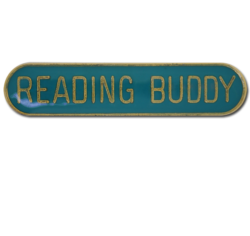 Reading Buddy Rounded Edge Bar Badge 28