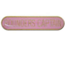 Rounders Captain Rounded Edge Bar Badge 21