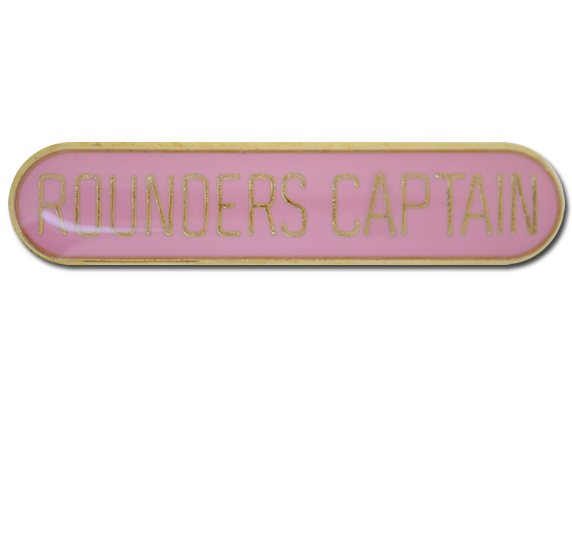 Rounders Captain Rounded Edge Bar Badge 7