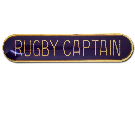Rugby Captain Rounded Edge Bar Badge 5