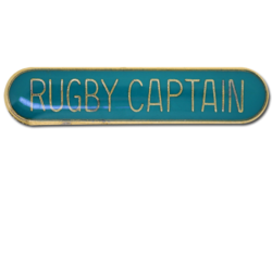 Rugby Captain Rounded Edge Bar Badge 28