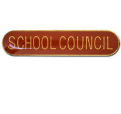 School Council Rounded Edge Bar Badge 27