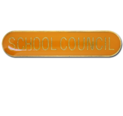 School Council Rounded Edge Bar Badge 25