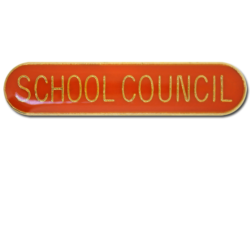 School Council Rounded Edge Bar Badge 22