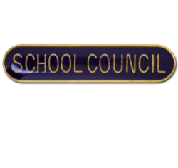School Council Rounded Edge Bar Badge 19