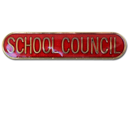 School Council Rounded Edge Bar Badge 15