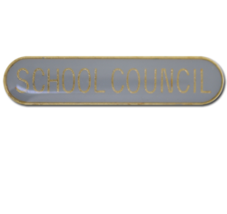 School Council Rounded Edge Bar Badge 26