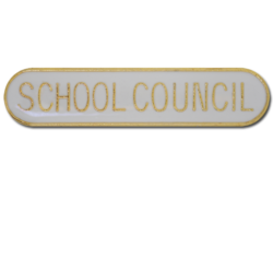 School Council Rounded Edge Bar Badge 20
