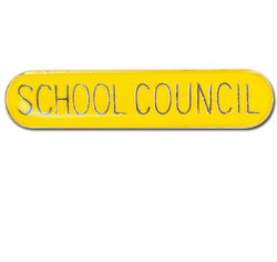 School Council Rounded Edge Bar Badge 16
