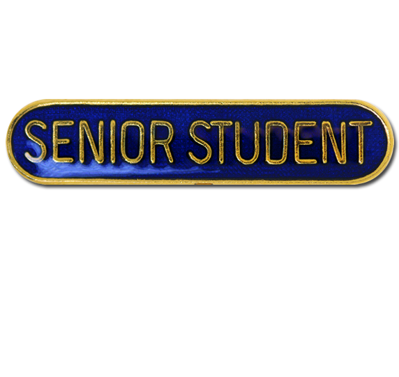 Senior Student Rounded Edge Bar Badge 3