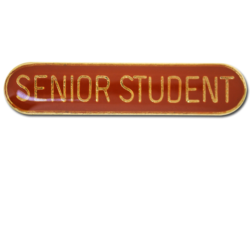 Senior Student Rounded Edge Bar Badge 27