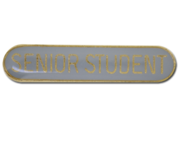 Senior Student Rounded Edge Bar Badge 26
