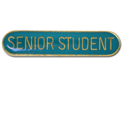 Senior Student Rounded Edge Bar Badge 28