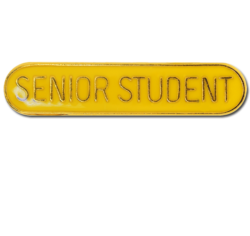 Senior Student Rounded Edge Bar Badge 16