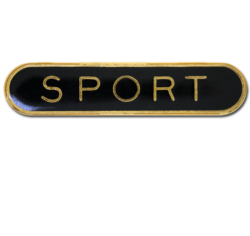 Sport Rounded Edge Bar Badge 24