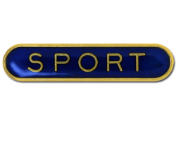 Sport Rounded Edge Bar Badge 17