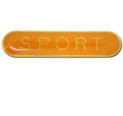 Sport Rounded Edge Bar Badge 25