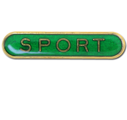 Sport Rounded Edge Bar Badge 18