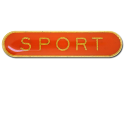 Sport Rounded Edge Bar Badge 22
