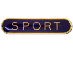 Sport Rounded Edge Bar Badge 19