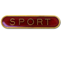Sport Rounded Edge Bar Badge 15