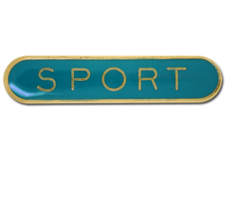 Sport Rounded Edge Bar Badge 28