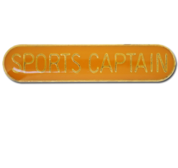 Sports Captain Rounded Edge Bar Badge 25