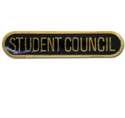 Student Council Rounded Edge Bar Badge 24