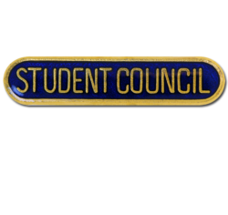 Student Council Rounded Edge Bar Badge 17