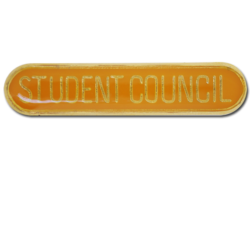 Student Council Rounded Edge Bar Badge 25