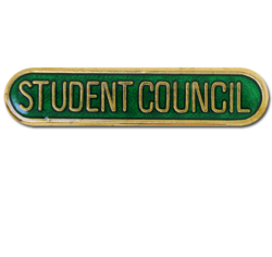Student Council Rounded Edge Bar Badge 18