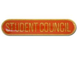Student Council Rounded Edge Bar Badge 22