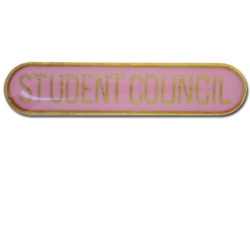 Student Council Rounded Edge Bar Badge 21