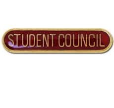 Student Council Rounded Edge Bar Badge