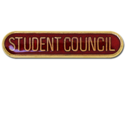 Student Council Rounded Edge Bar Badge 15