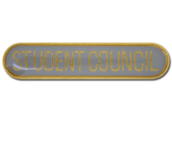 Student Council Rounded Edge Bar Badge 26