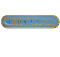Student Council Rounded Edge Bar Badge 23
