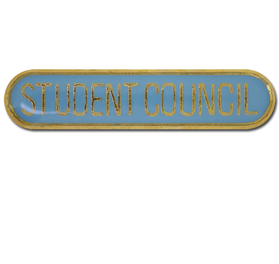 Student Council Rounded Edge Bar Badge 9