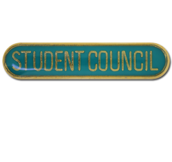 Student Council Rounded Edge Bar Badge 28