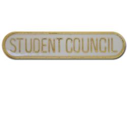 Student Council Rounded Edge Bar Badge 20