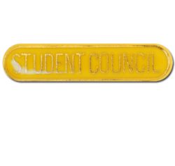 Student Council Rounded Edge Bar Badge 16